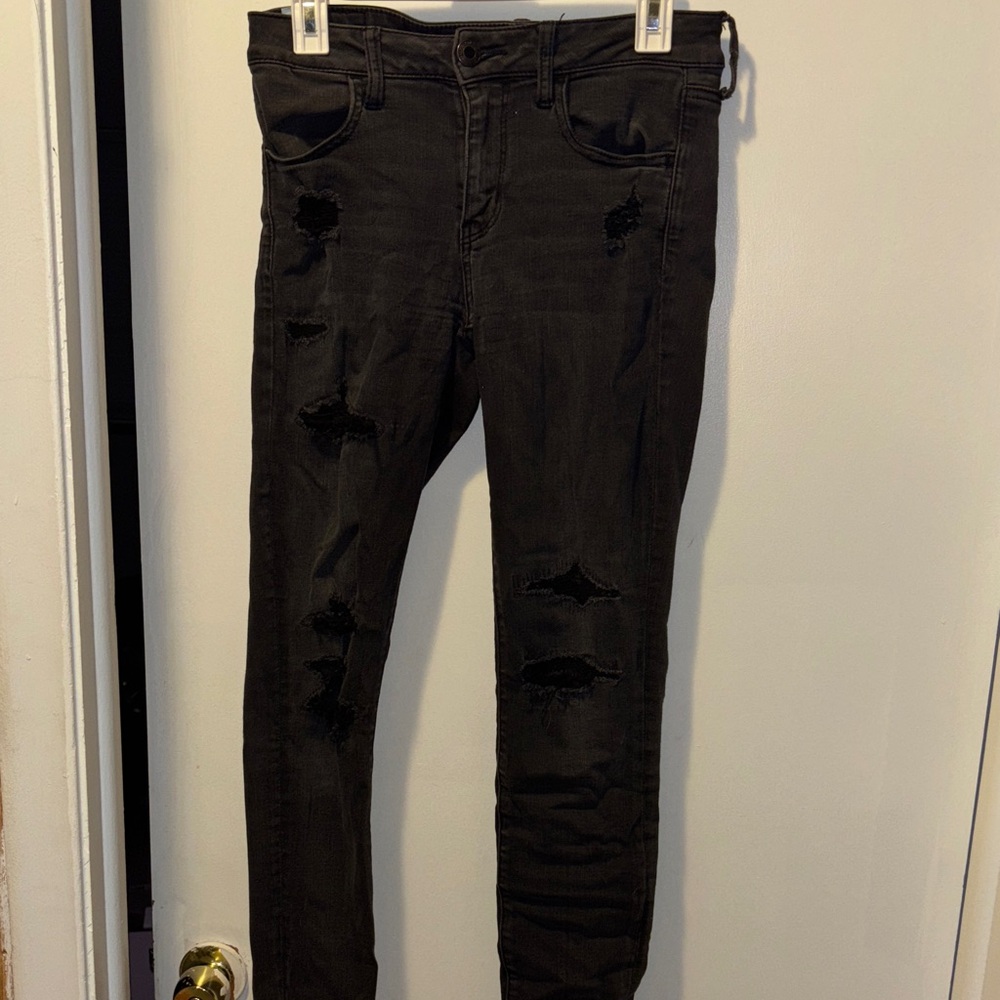 American Eagle Outfitters Black/Charcoal Jeans